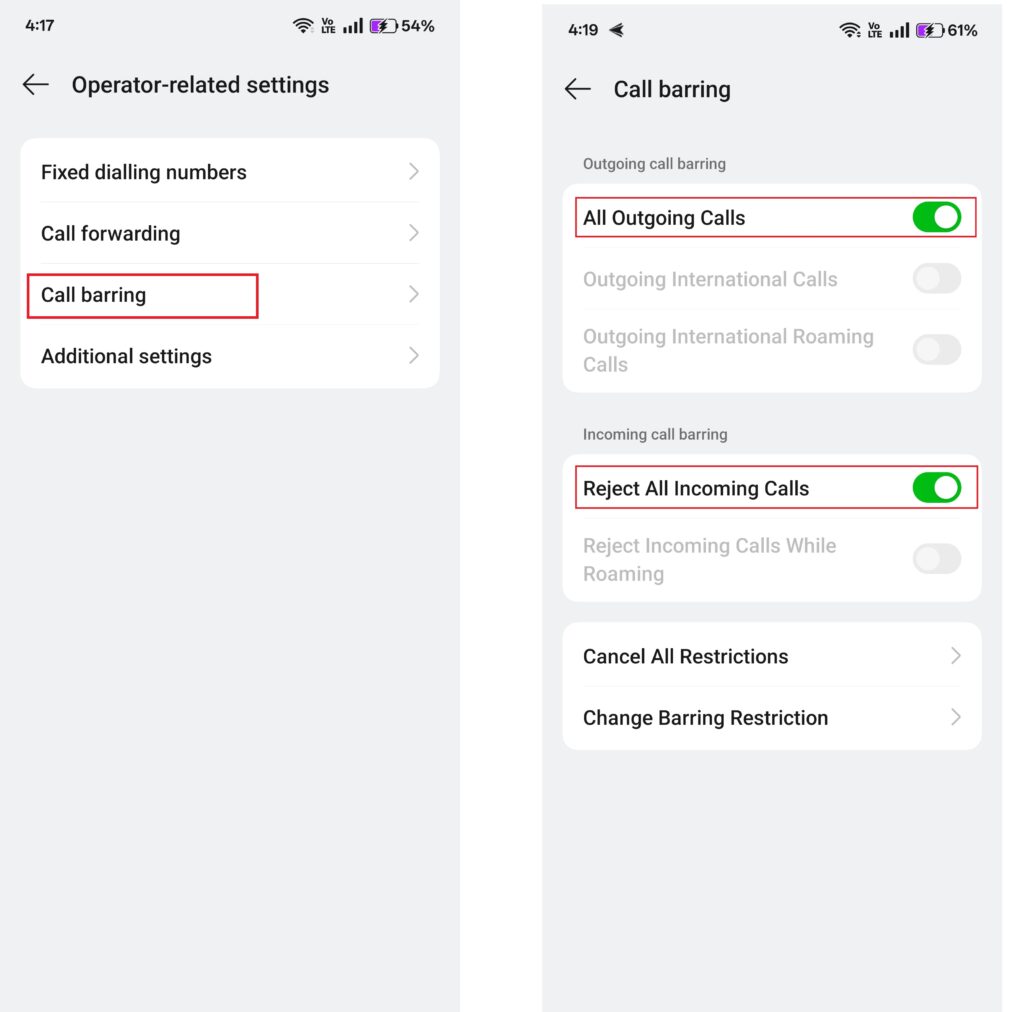 How to Disable All Incoming and Outgoing Calls But Use WiFi & Mobile Internet in Android Phone