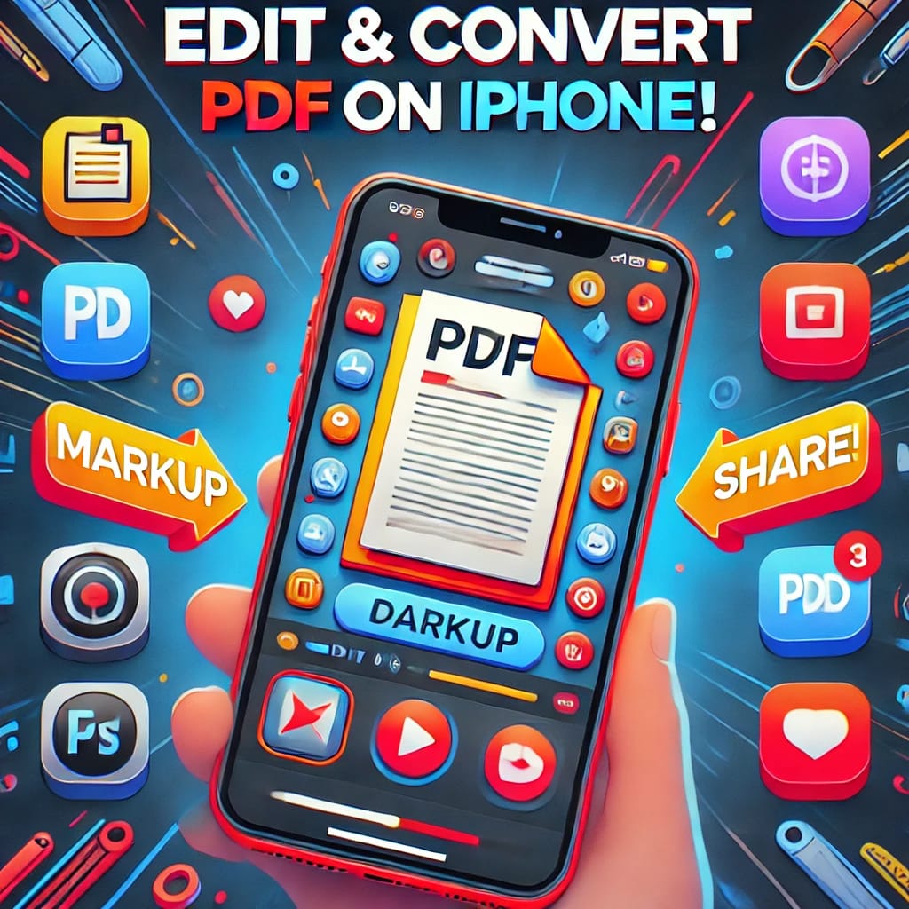 How to edit and convert PDF file on iPhone and iPad online & offline ?