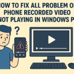 How to Fix All Problem of Phone Recorded Video Not Playing in Windows PC?