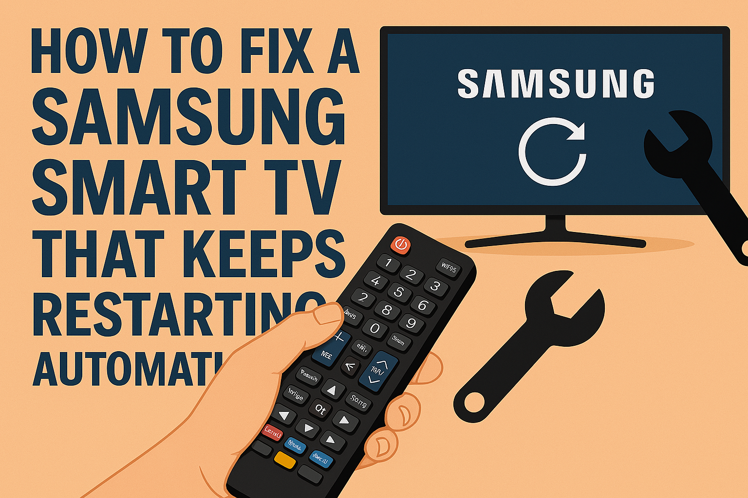 How to Fix a Samsung Smart TV That Keeps Restarting Automatically?