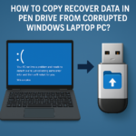 How to Copy Recover Data in Pen Drive from Corrupted Windows Laptop PC?